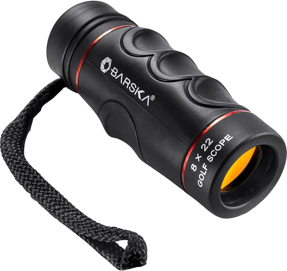 Blueline 8X22 Waterproof Golf Scope Monocular with Built-In Internal Distance Re
