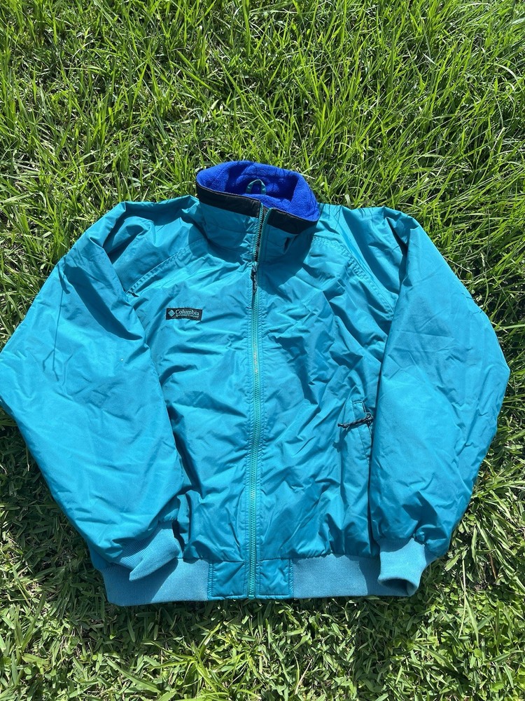 Vintage 80s 90s Retro Columbia Rain Jacket Waterproof Windbreaker XL