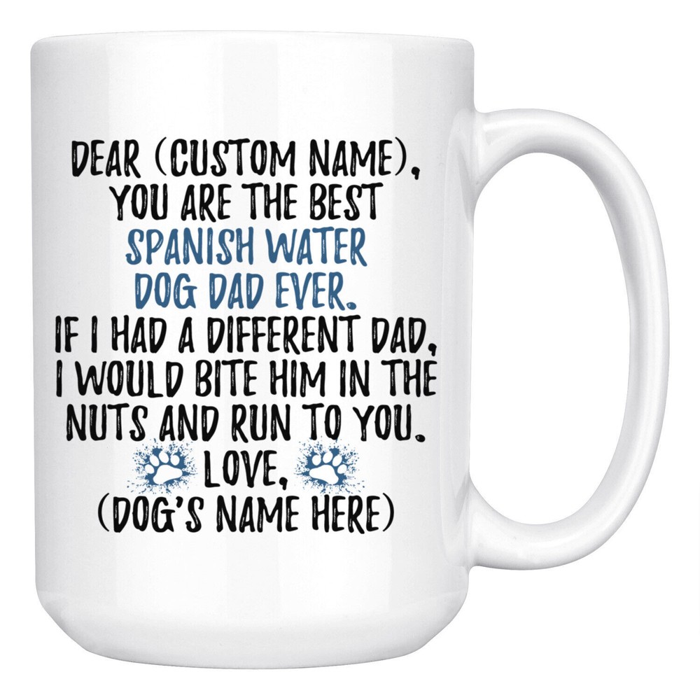 Custom Lagotto Romagnolo Dog Dad Coffee Mug for Men