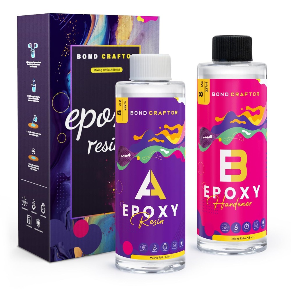 16OZ Food Safe Epoxy Resin Kit for Art Craft Jewelry Making