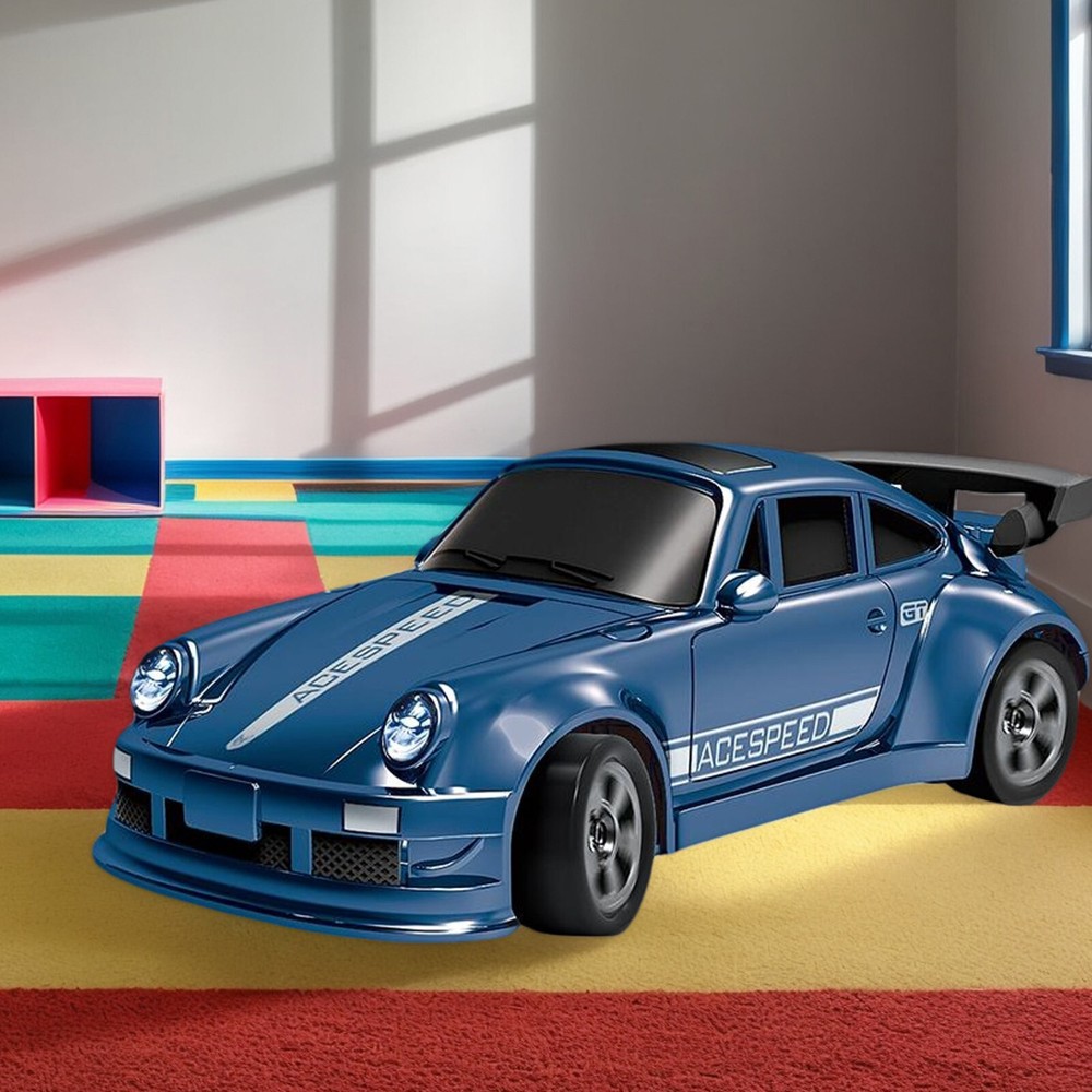 1/64 RC Drift Car Race Car Remote Control Drift Car 4WD Mini Toy with Lights