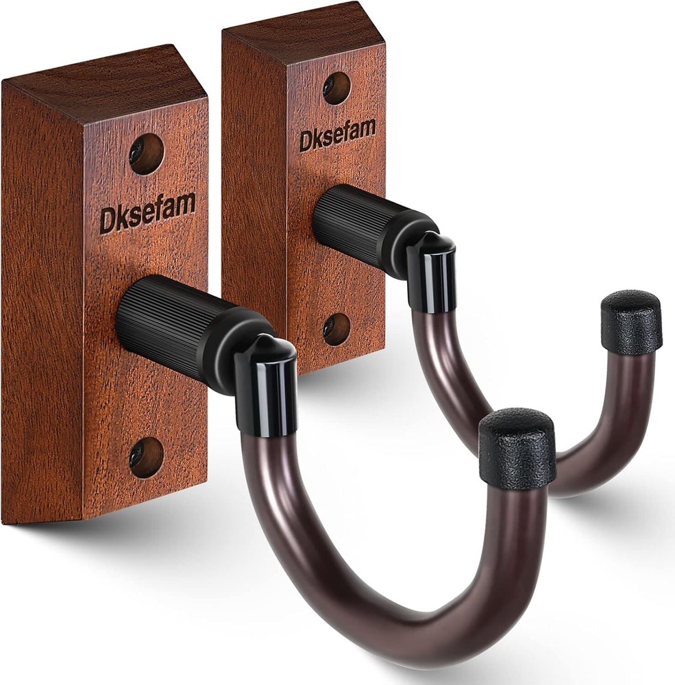 Rifle Gun Rack Wall Mount Horizontal Display Hardwood Hanger Home Room Safety