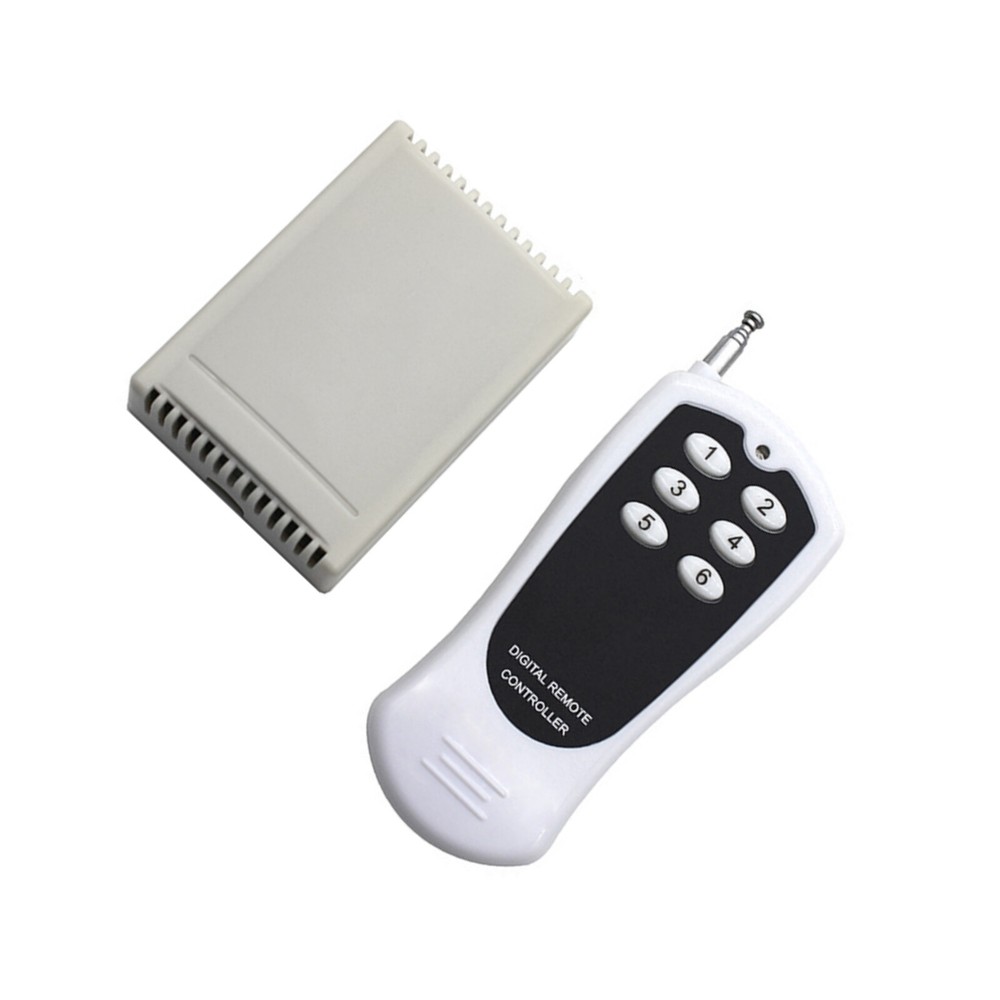 DC12V 6 CH Relay RF Wireless Remote Control Switch Transmitter Receiver Set