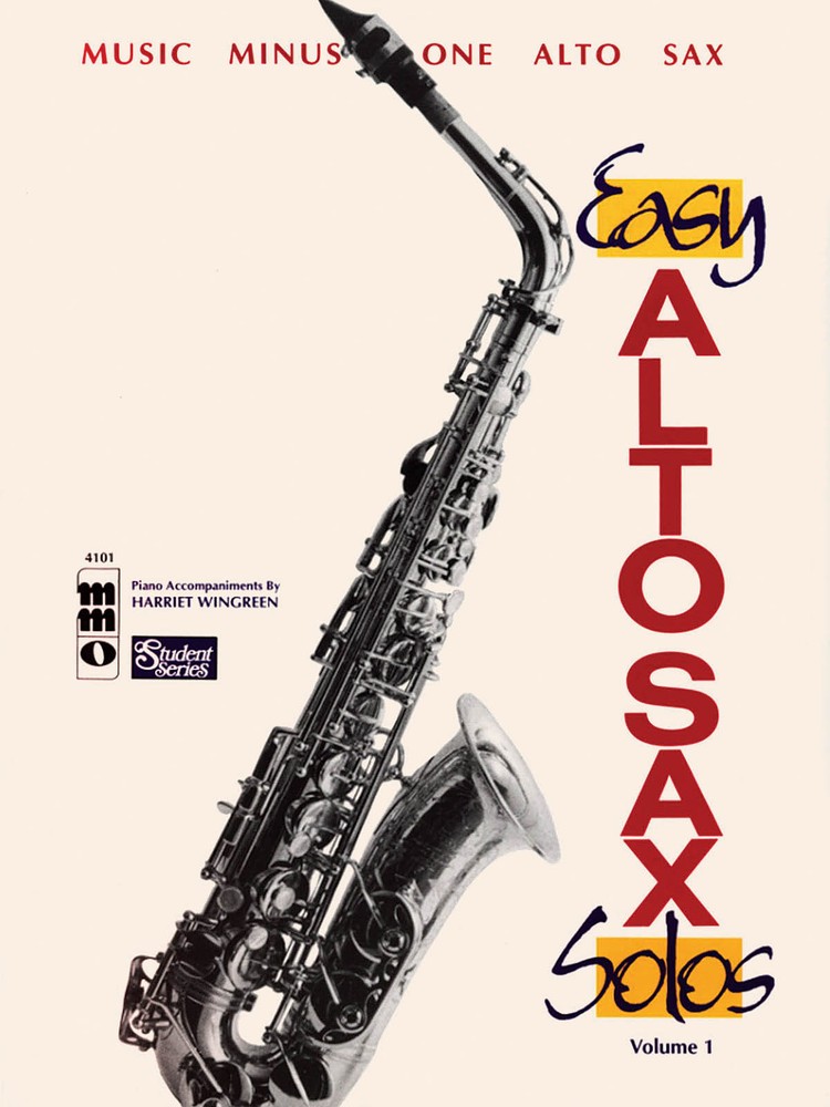 Alto Saxophone Solos Student Vol 1 Sheet Music Minus One Play-Along Book CD