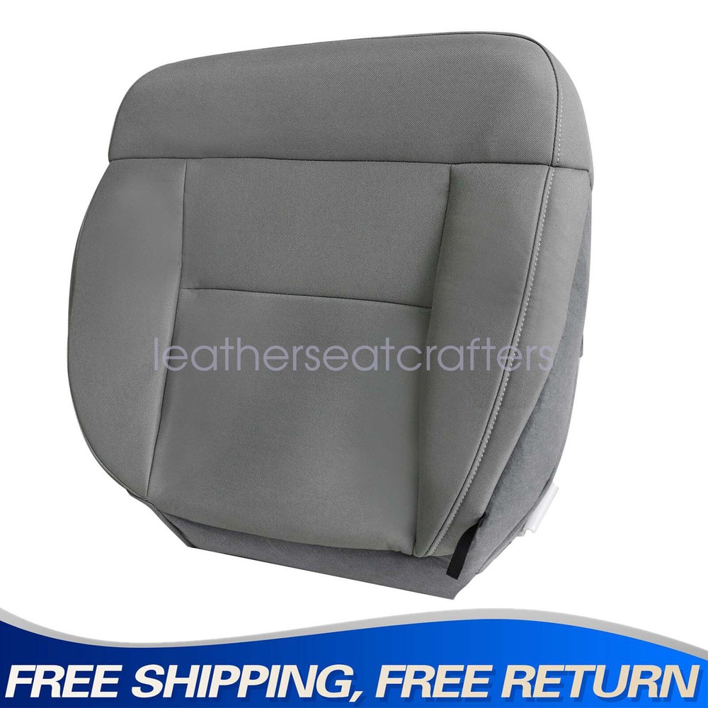 Driver Bottom Cloth Replacement Seat Cover Flint Gray For 2004-2008 Ford F-150