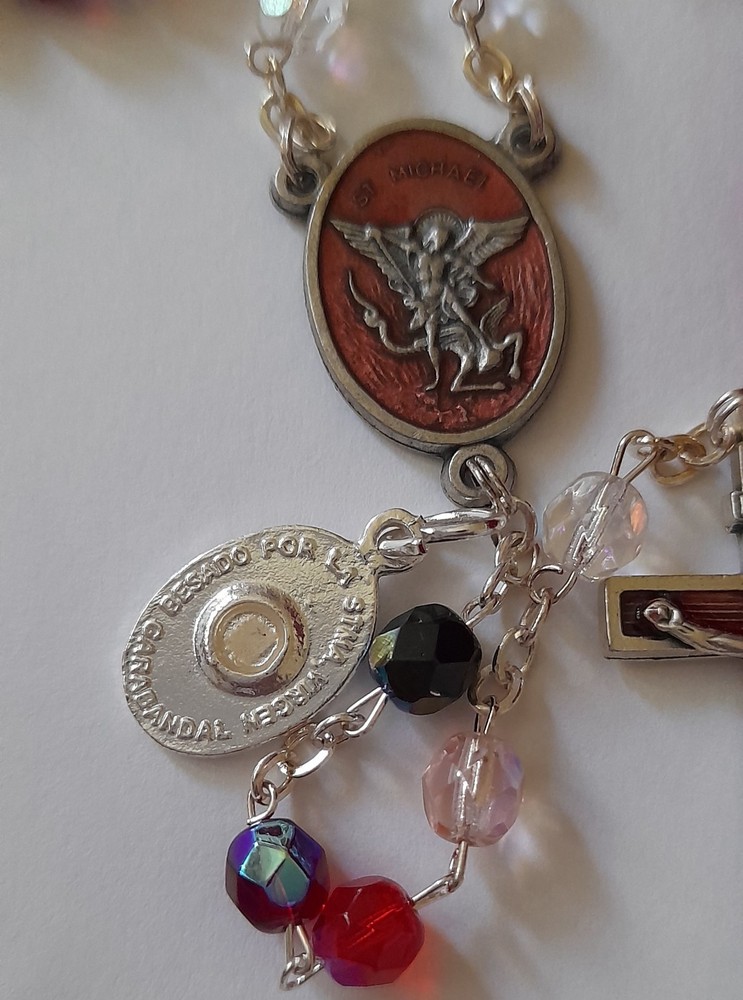GARABANDAL Rosary with relic of misal kissed by the Virgin of Carmen Garabandal