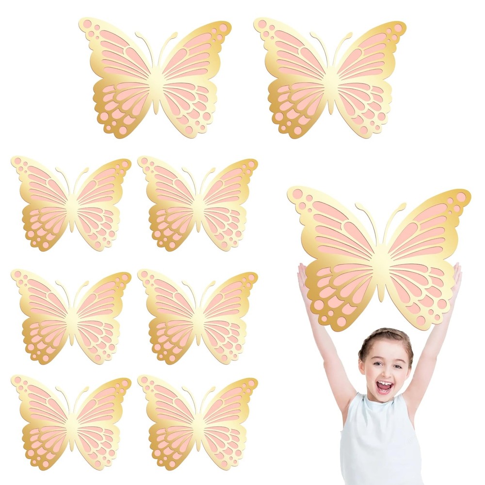Butterfly Wall Decor for Birthday Party and Home Decorations