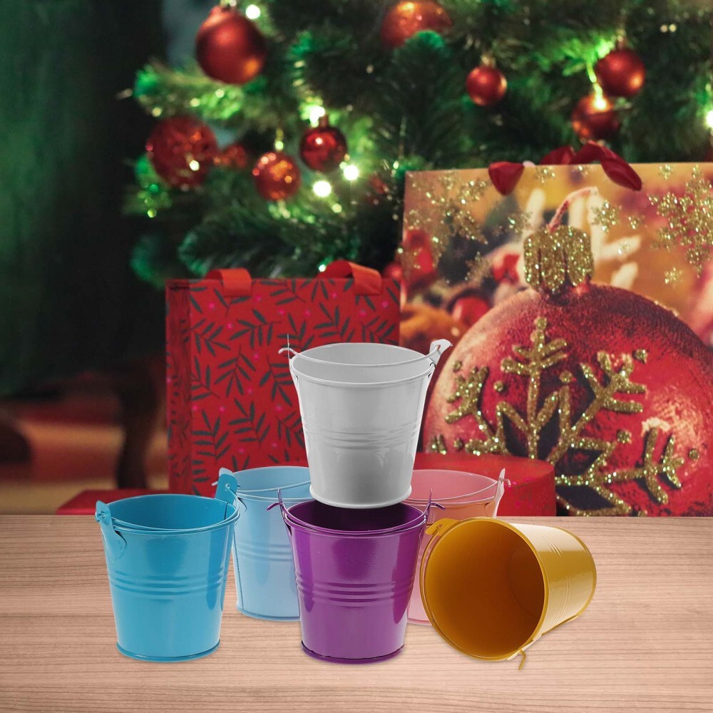 6 Pcs Storage Bins up Laundry Basket Mini Bucket Retro Delicate