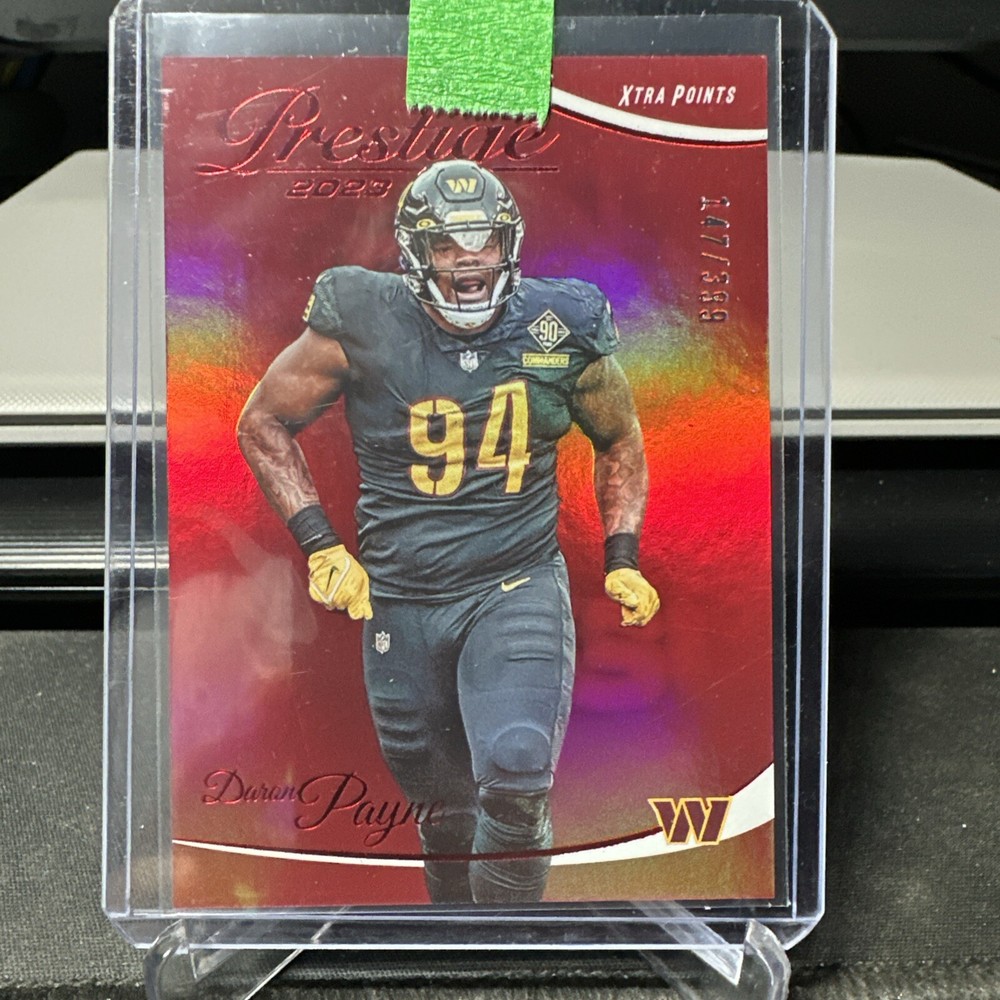 2023 Panini Prestige Xtra Points Premium Red #294 Daron Payne /399