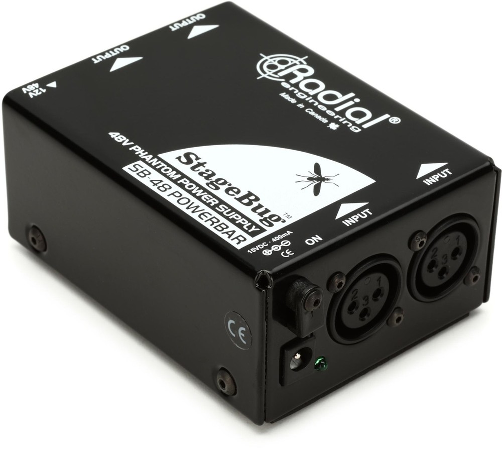 Radial StageBug SB-48 48V Phantom Power Supply