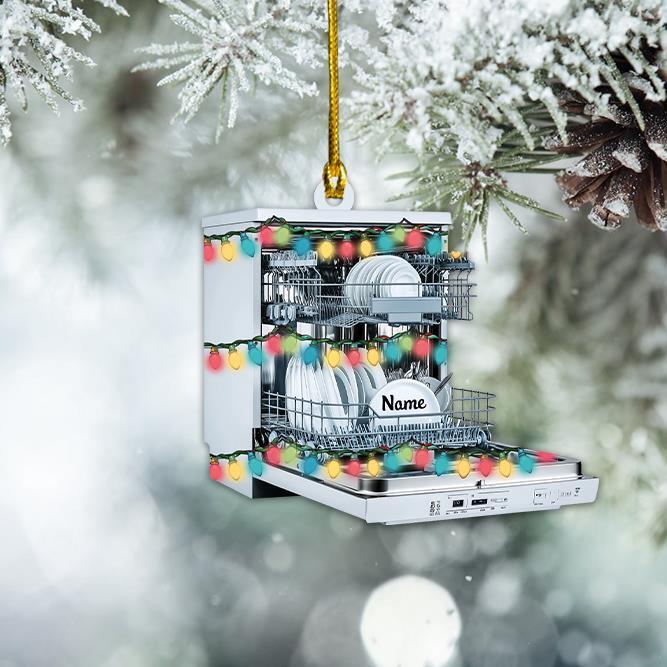 Dishwasher Christmas Ornament  Dishwashing Christmas Ornament  Kitchen Ornament