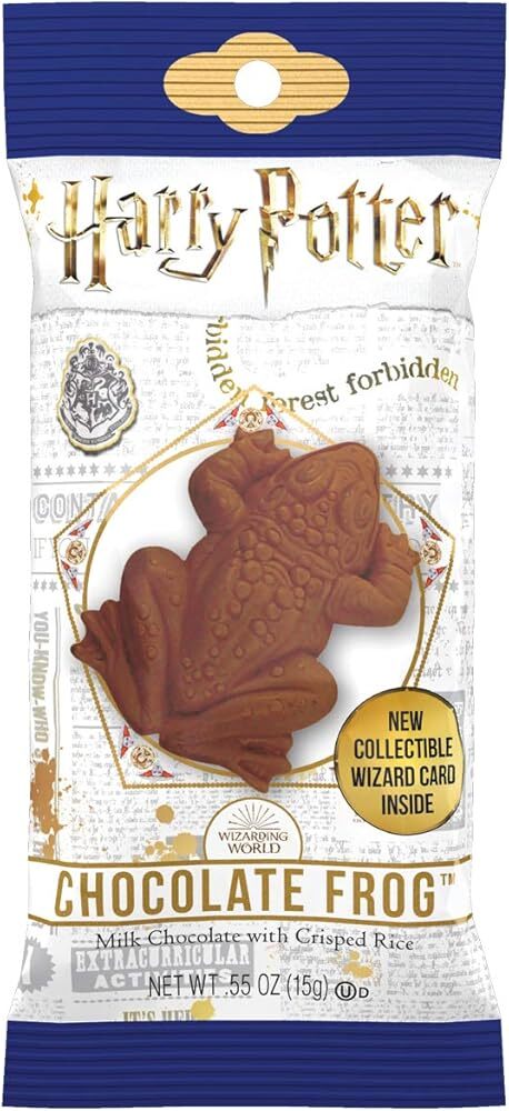 Harry Potter Chocolate Frog and Collectible Card, 0.55 Ounces, (2 Pack)