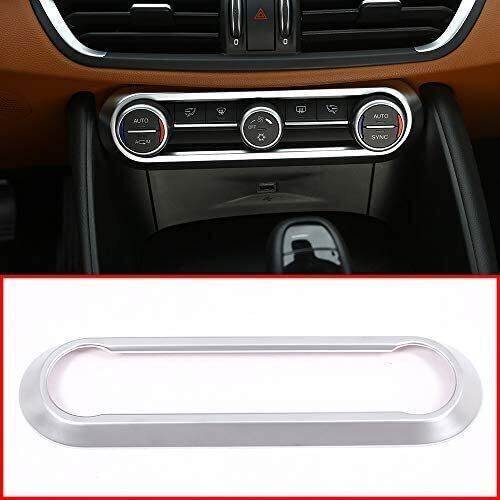 For Alfa Romeo Giulia Stelvio Center Air Conditioning Button Frame Cover 17-2019