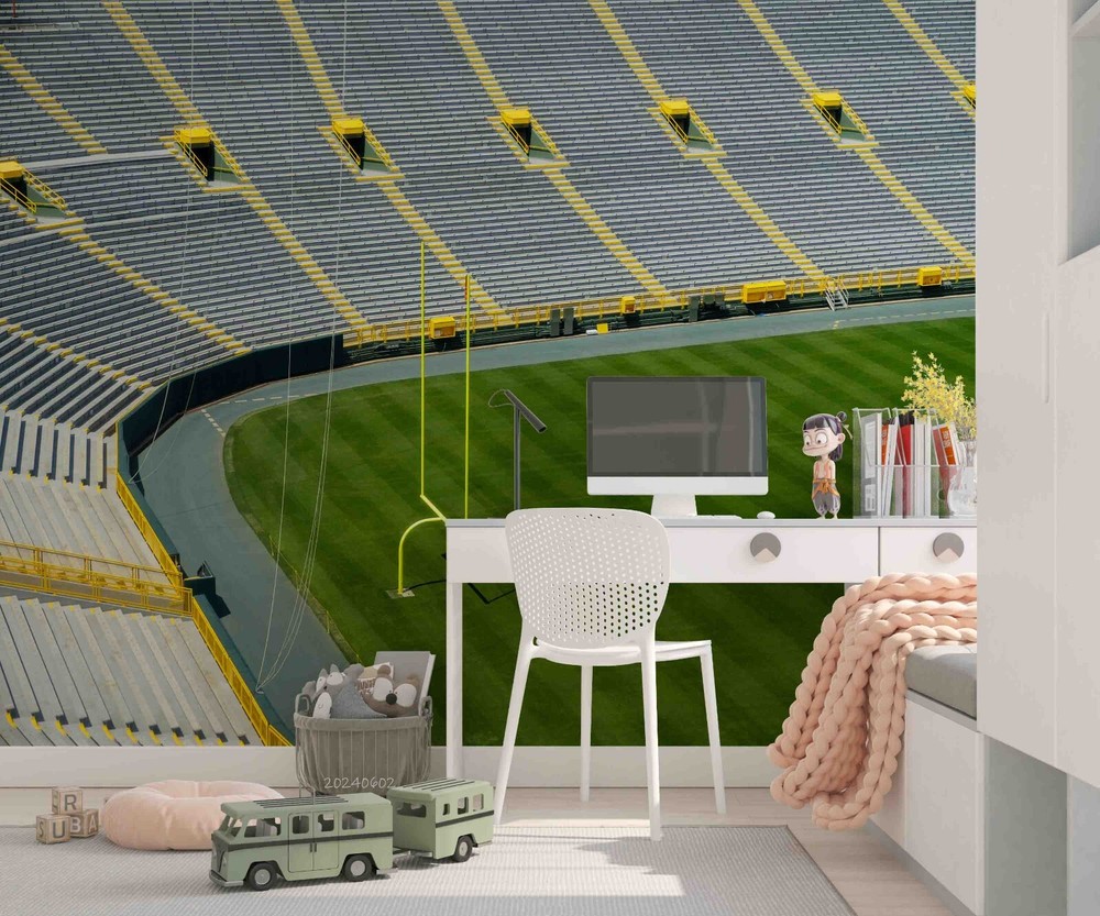 3D Lambeau Field Wall Murals Wallpaper Murals Wall Sticker Wall