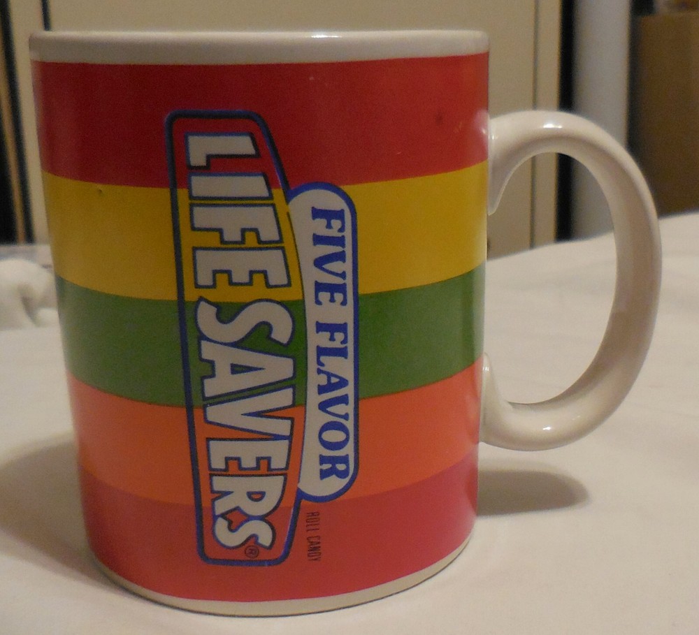1 Five Flavor Lifesavers Roll Candy Coffee Mug Cup A Teleflora Gift Nabisco