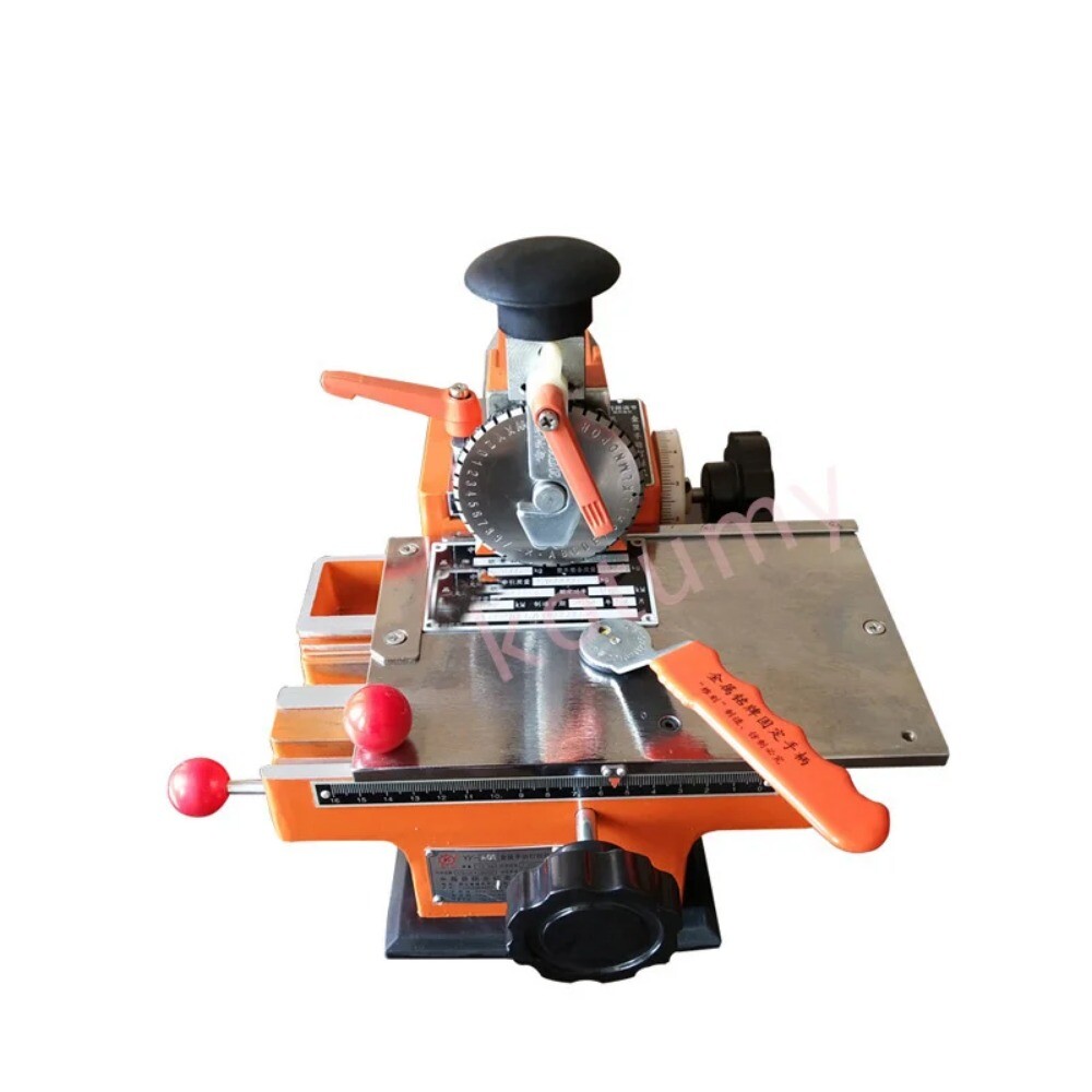 Semi-Auto Metal Name Plate Engraver for Custom Marking-image
