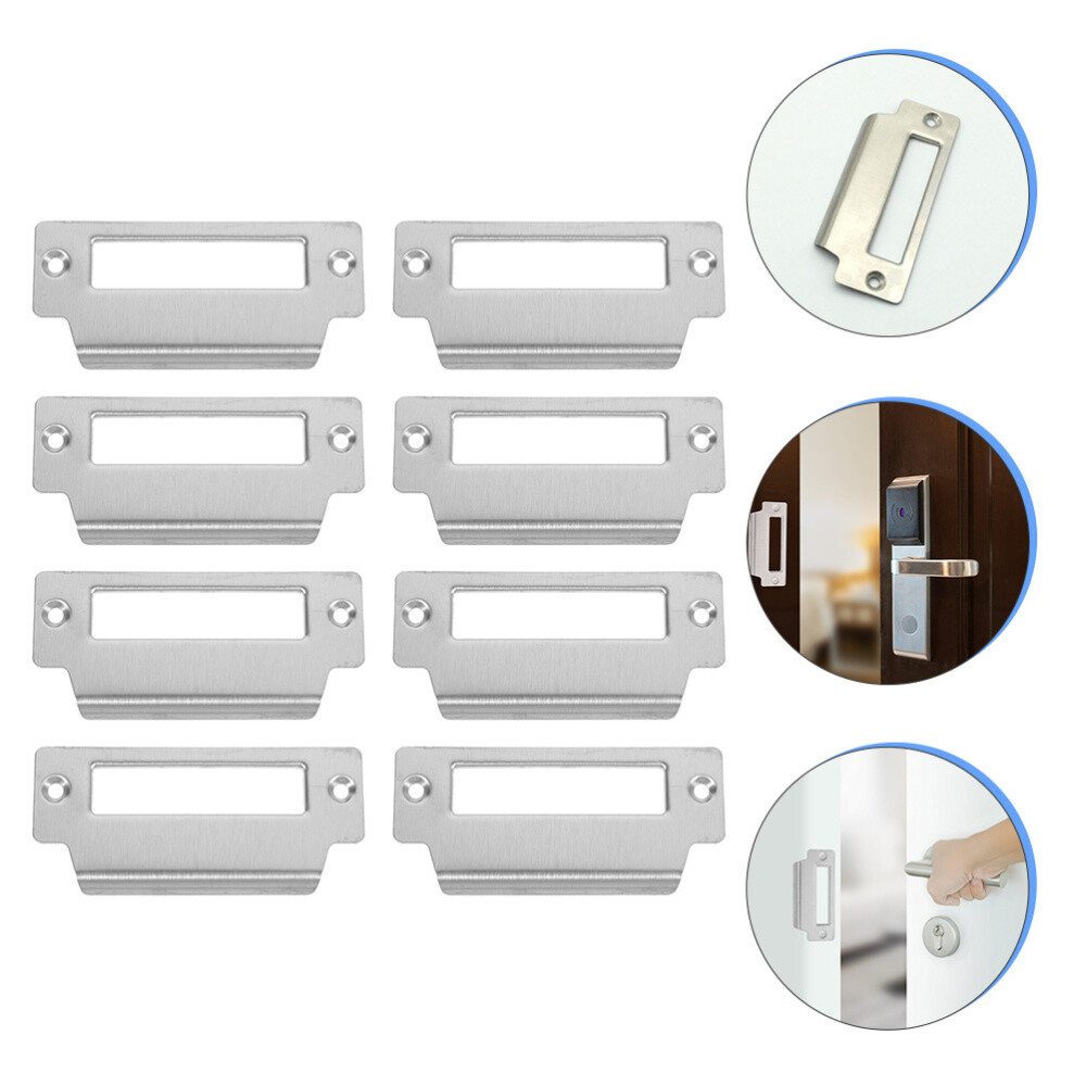 8-Piece Stainless Steel Door Security Lock Guard Plate Set