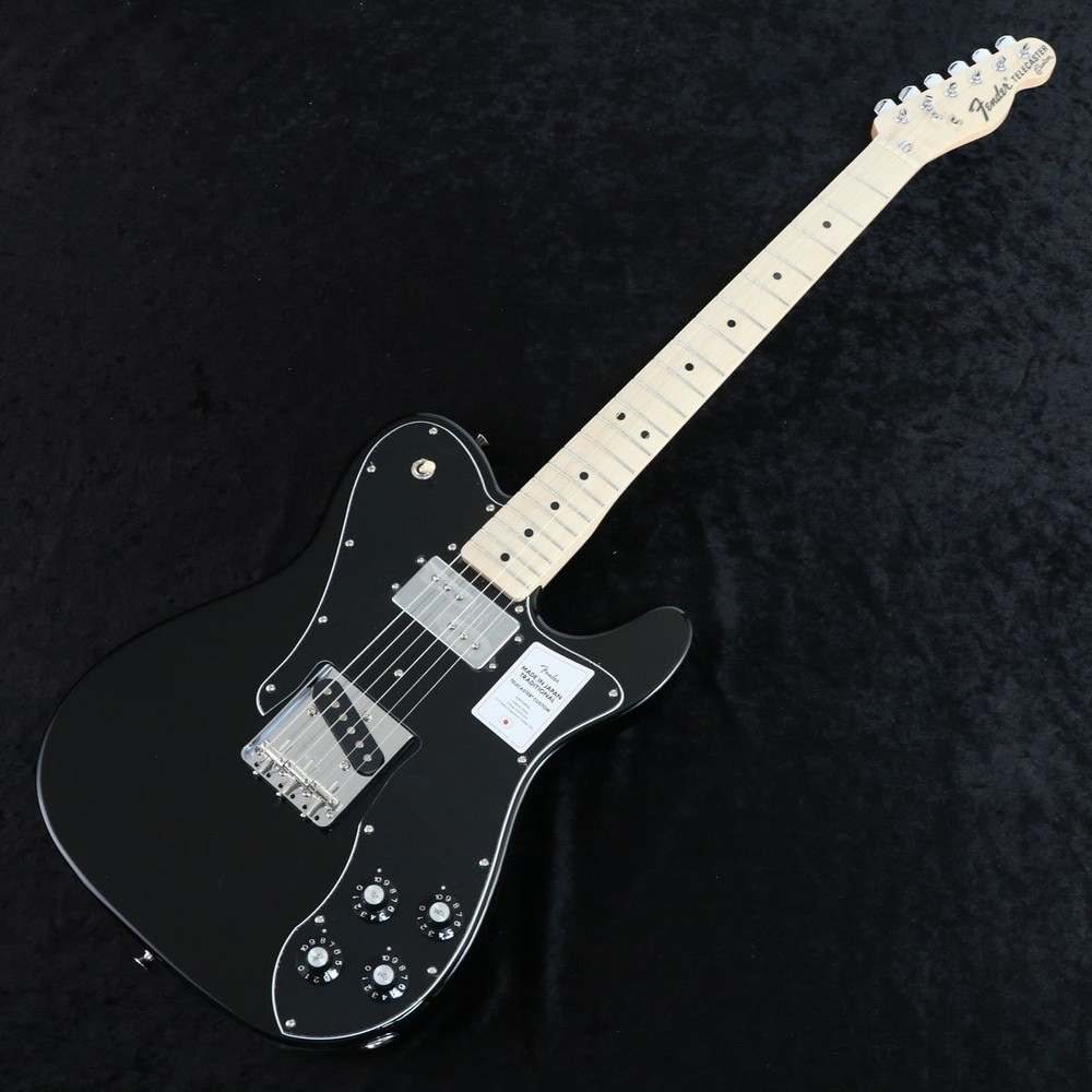 Fender Made in Japan Traditional 70s Telecaster Custom Maple Fingerboard Black