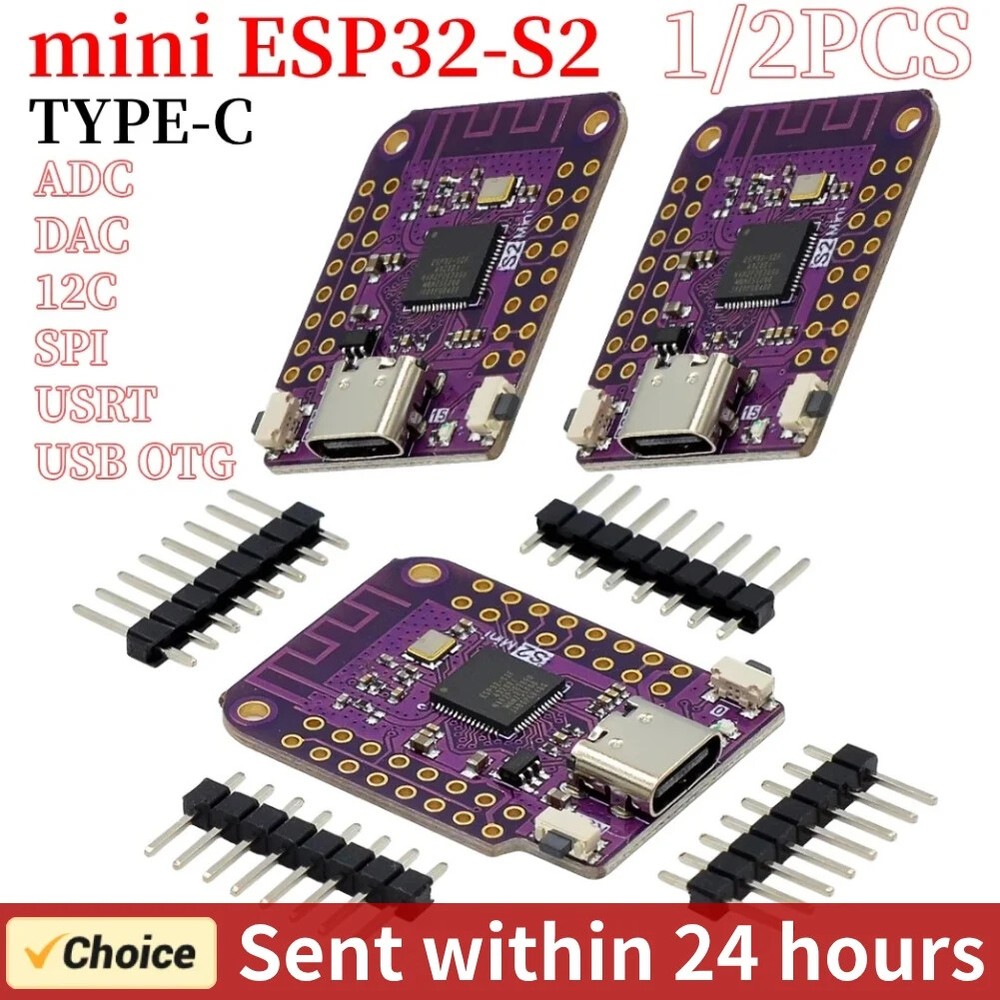 Mini WIFI IOT Board Based ESP32-S2FN4R2 ESP32-S2 4M Flash Type-C Connect Arduino