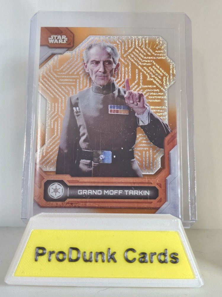 2024 Star Wars High Tek SSP Grand Moff Tarkin Laser Pattern Orange  21/25