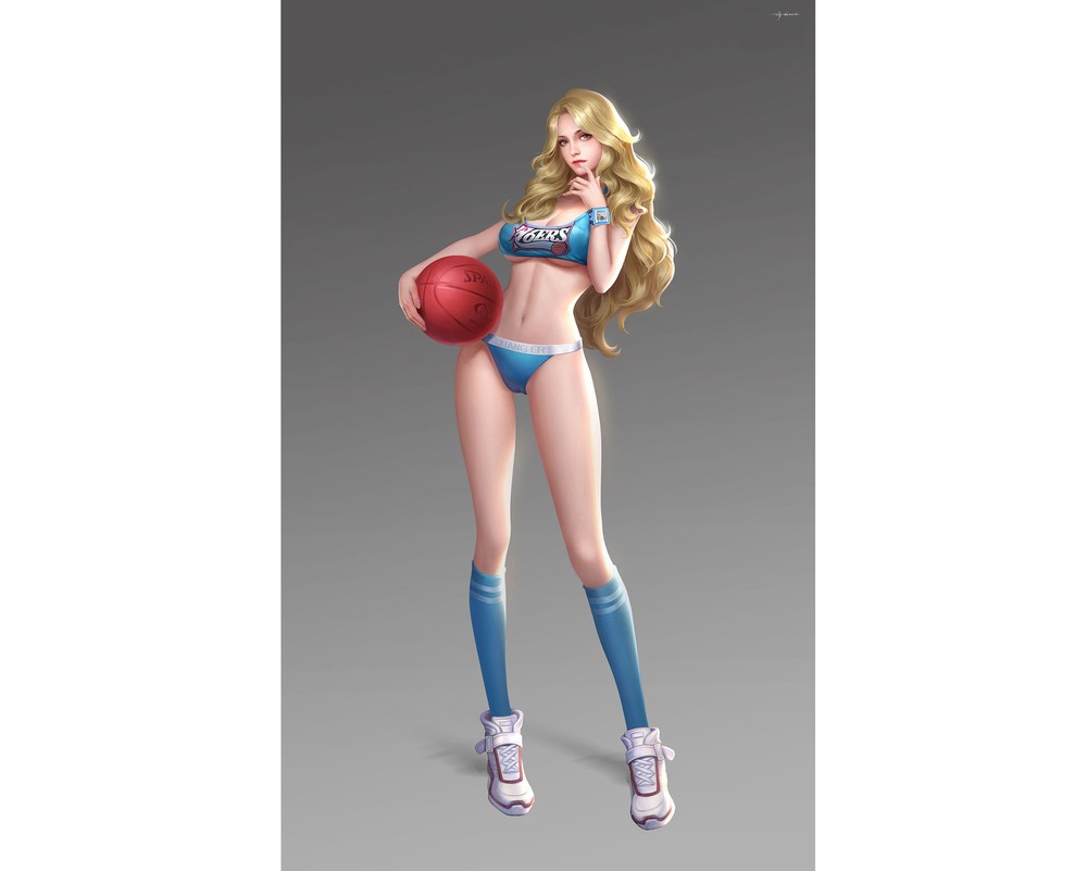 Anime illustration realistic girls belly  panties Playmat Gaming Mat Desk