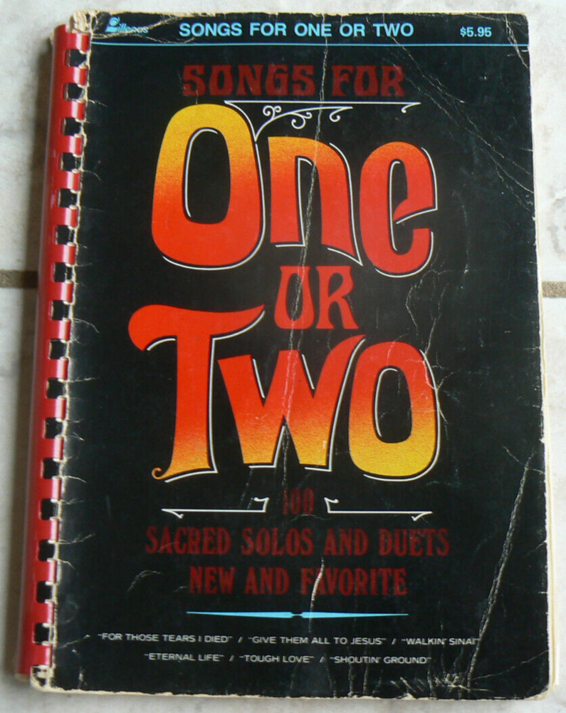 VTG Songs for One or Two,100 Sacred Solos/Duets Lillenas Music, Christian 1978