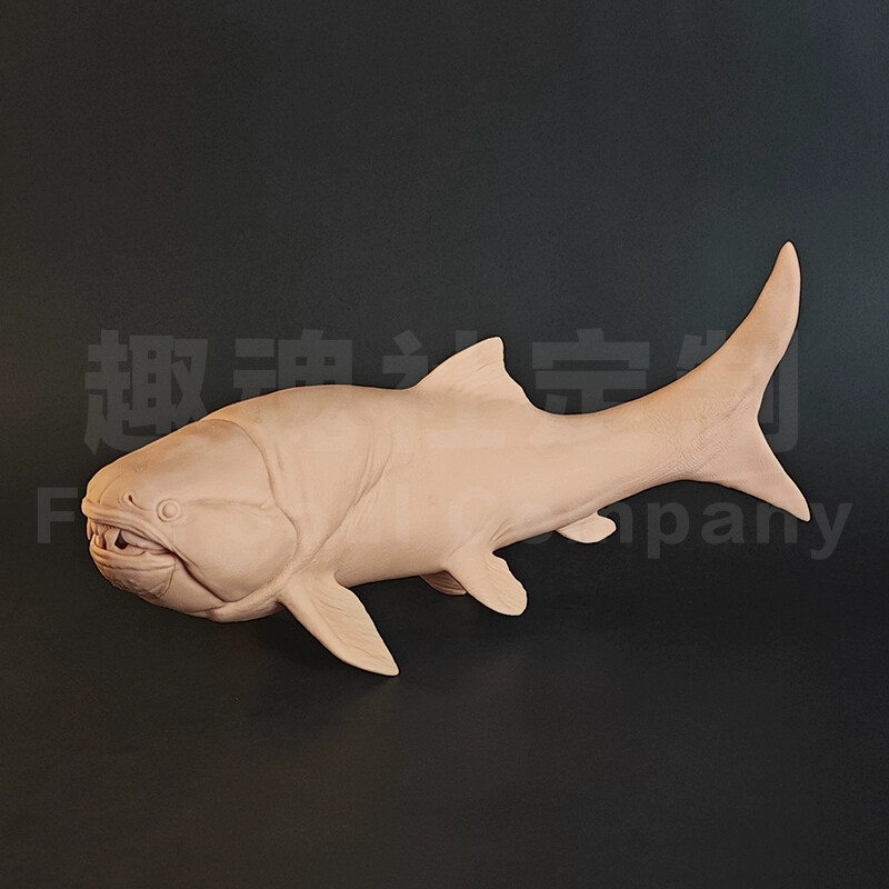 unpainted Bottom fish  1:35 mini  animal model GK resin decoration long 243MM