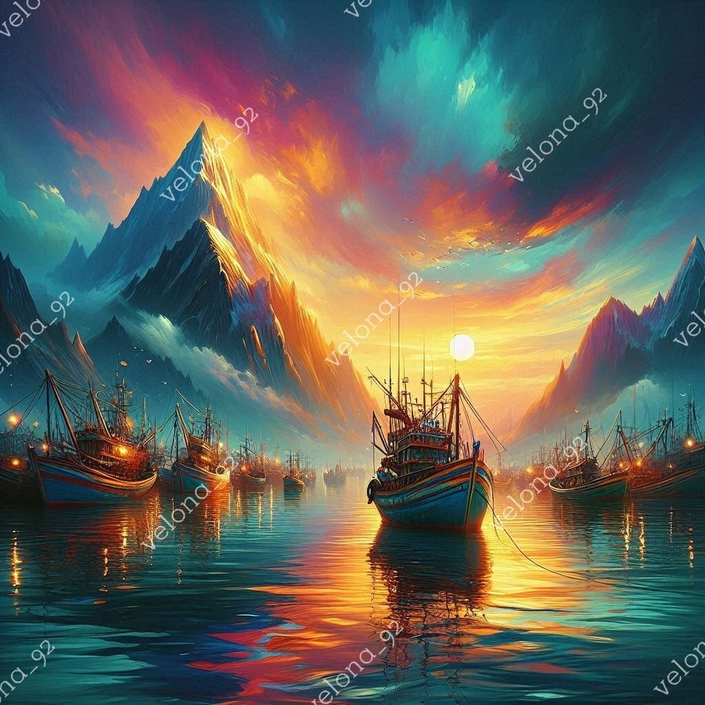 AI art digital wallpaper background for desktop and printing-image