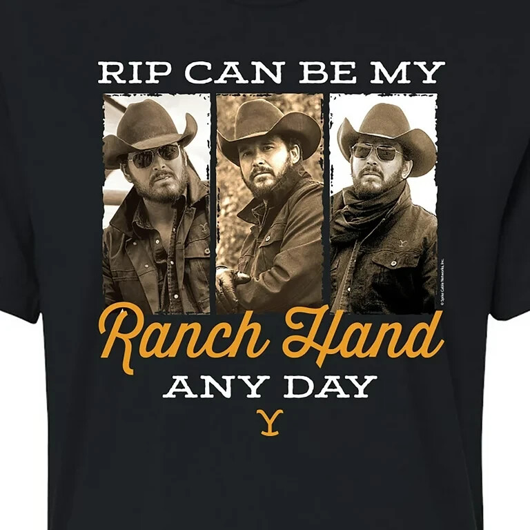 Yellowstone Rip Can Be My Ranch Hand Any Day Juniors Cropped T-shirt P87138