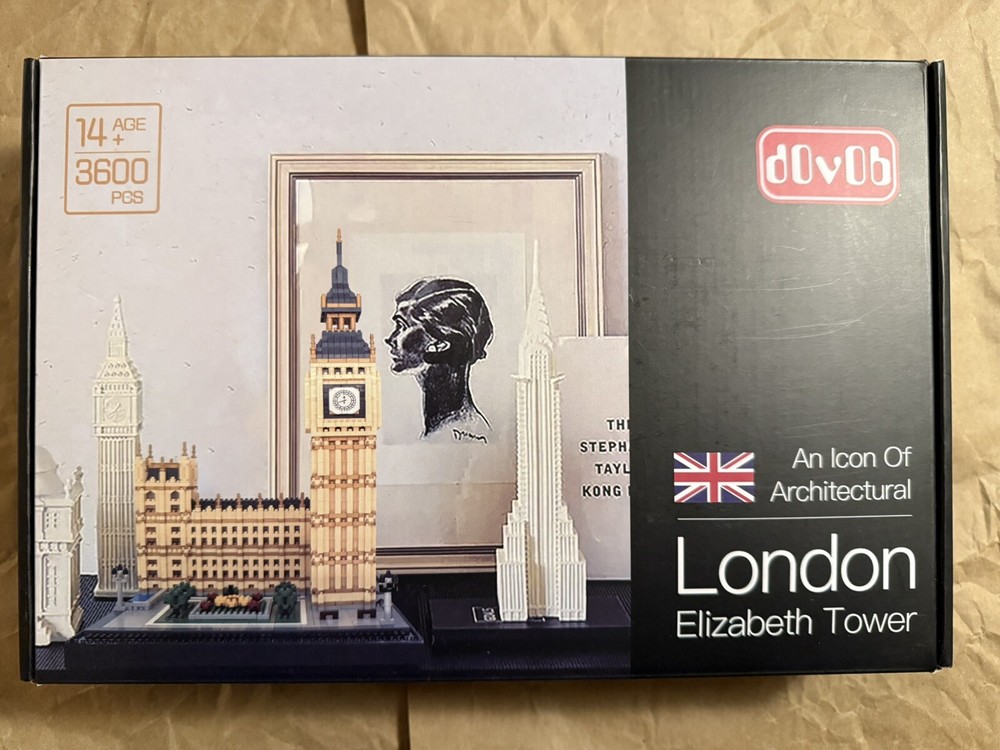 dOvOb London Elizabeth Tower Micro Building Blocks Set 3600 Pcs