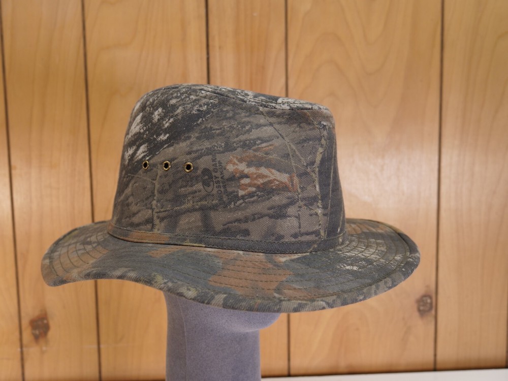 Paramount Outdoors Mossy Oak Camo Hunting Fishing Fedora Hat Size L