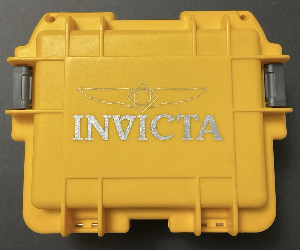 Invicta 3 Slot Watch Case Yellow DC3YEL Fits Subaqua Venom Pre-Owned
