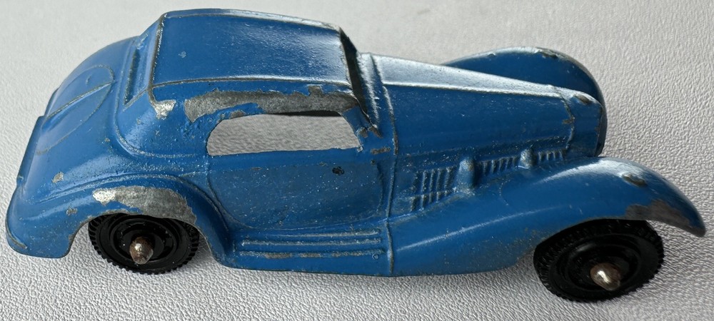 Vintage 1939 MERCEDES TootsieToy COUPE! Blue MERCEDES-BENZ Diecast Car 2 1/4”