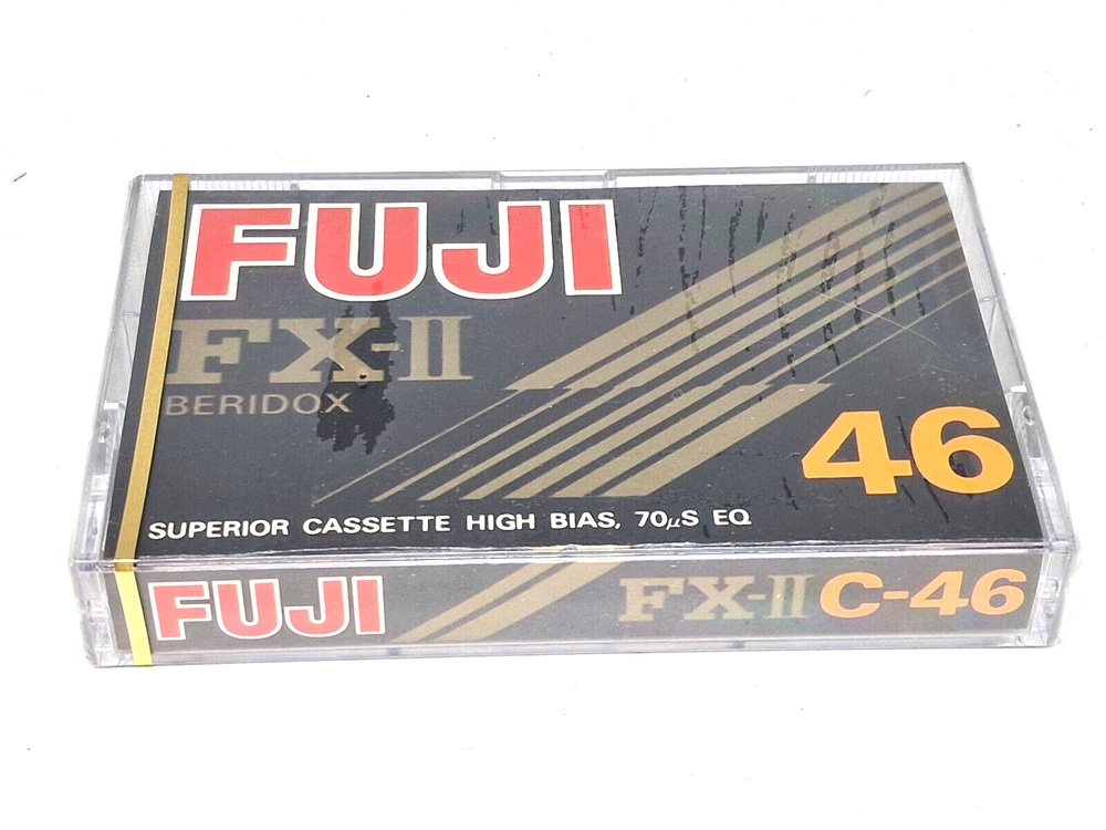 FUJI FX-II 46   Blank Audio Cassette Tape (Sealed) NOS! New!