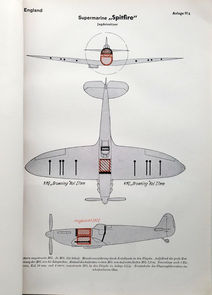 Luftwaffe Aircraft Recognition Guide from WW II for British Aircraft - RARE