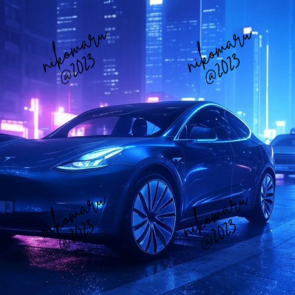 Tesla Digital Art Wallpaper Background for Desktop-image