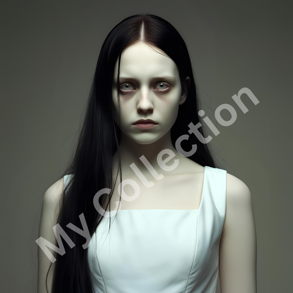 AI-Generated Witch Girl Digital Art Photo Wallpaper  