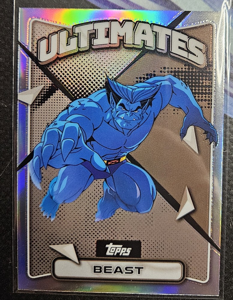 BEAST 2025 TOPPS FINEST X-MEN 97 ULTIMATES REFRACTOR #58 RARE CARD  
