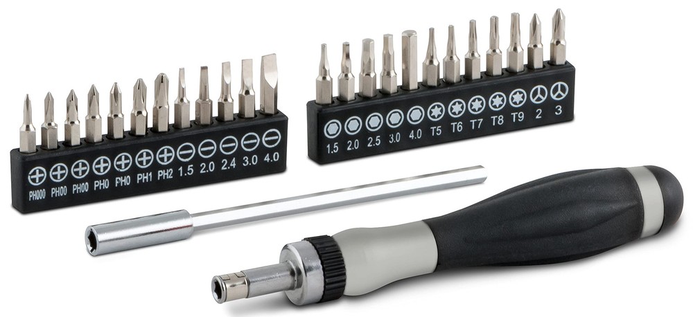 26-Piece Ratcheting Precision Screwdriver Set with 16092 Bits  