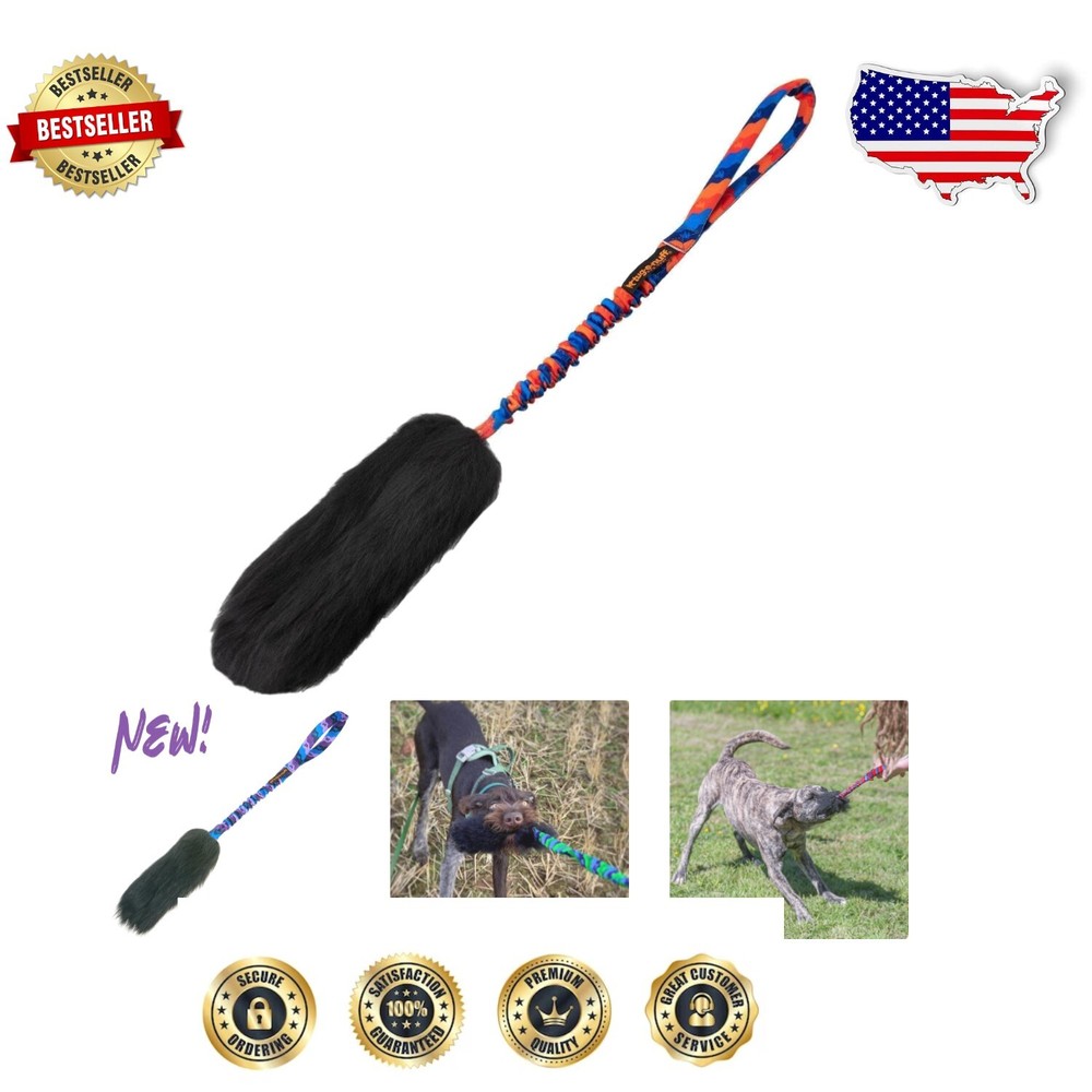 Soft & Durable Bungee Tug Toy for Interactive Dog Training | 23x3 Inches Size