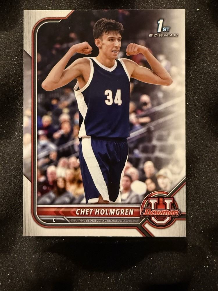 2021-22 Bowman U Chet Holmgren RC Rookie Card #38 1st Bowman