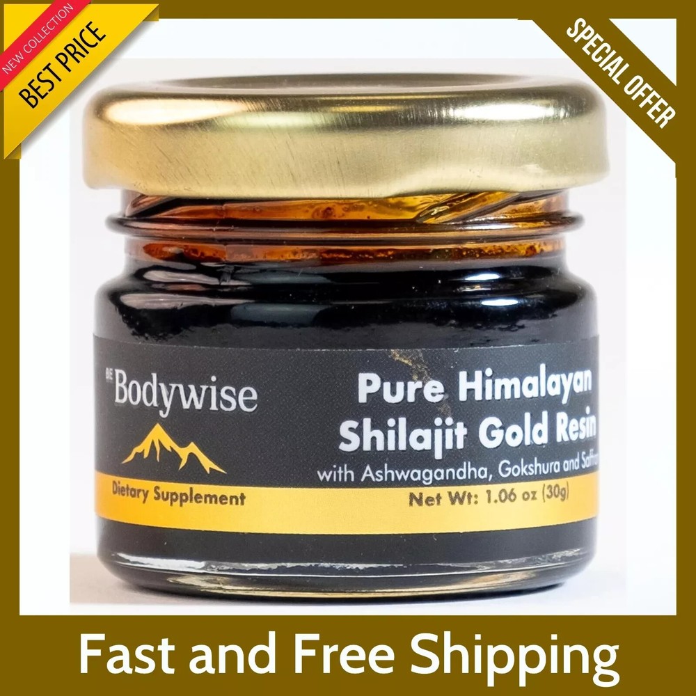 Be Bodywise Pure Himalayan Shilajit Resin Gold
