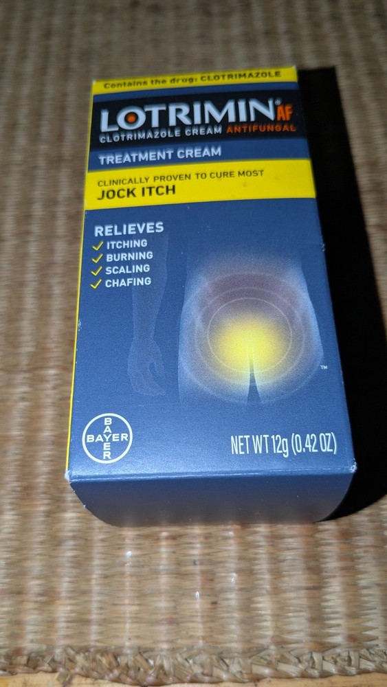 NEW Sealed-Lotrimin Chlortrimazole Cream Antifungal for Jock Itch 0.42 oz (12 g)