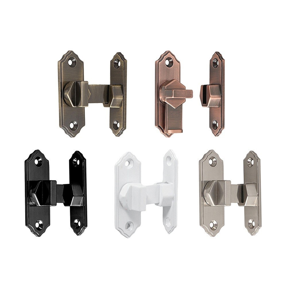 90 Degree Stainless Door Latch Sliding Screen Door Latch Barn Door Lock Hasp New