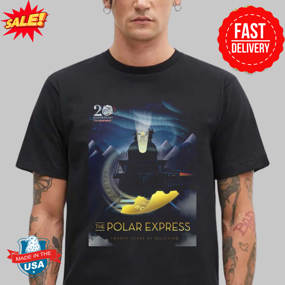 The 20th Anniversary Of The Polar Express Twenty Years Of Believing T Shirt