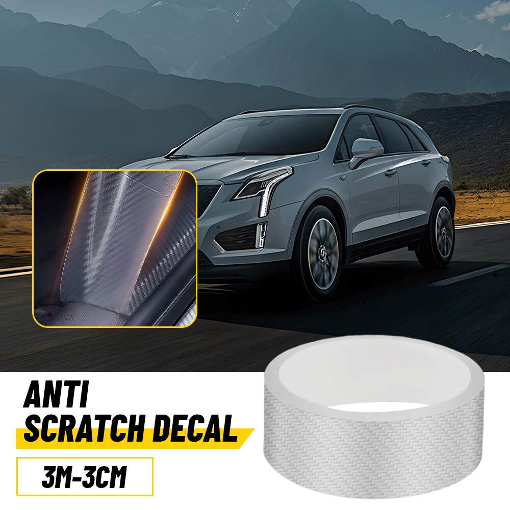 Car Door Plate Sill Bumper Scuff Cover Anti Decal Scratch Sticker Protector Tape