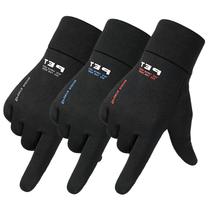 Winterproof Men's Cycling Gloves Waterproof Non-Slip Touchscreen Cold Weather Windproof-image