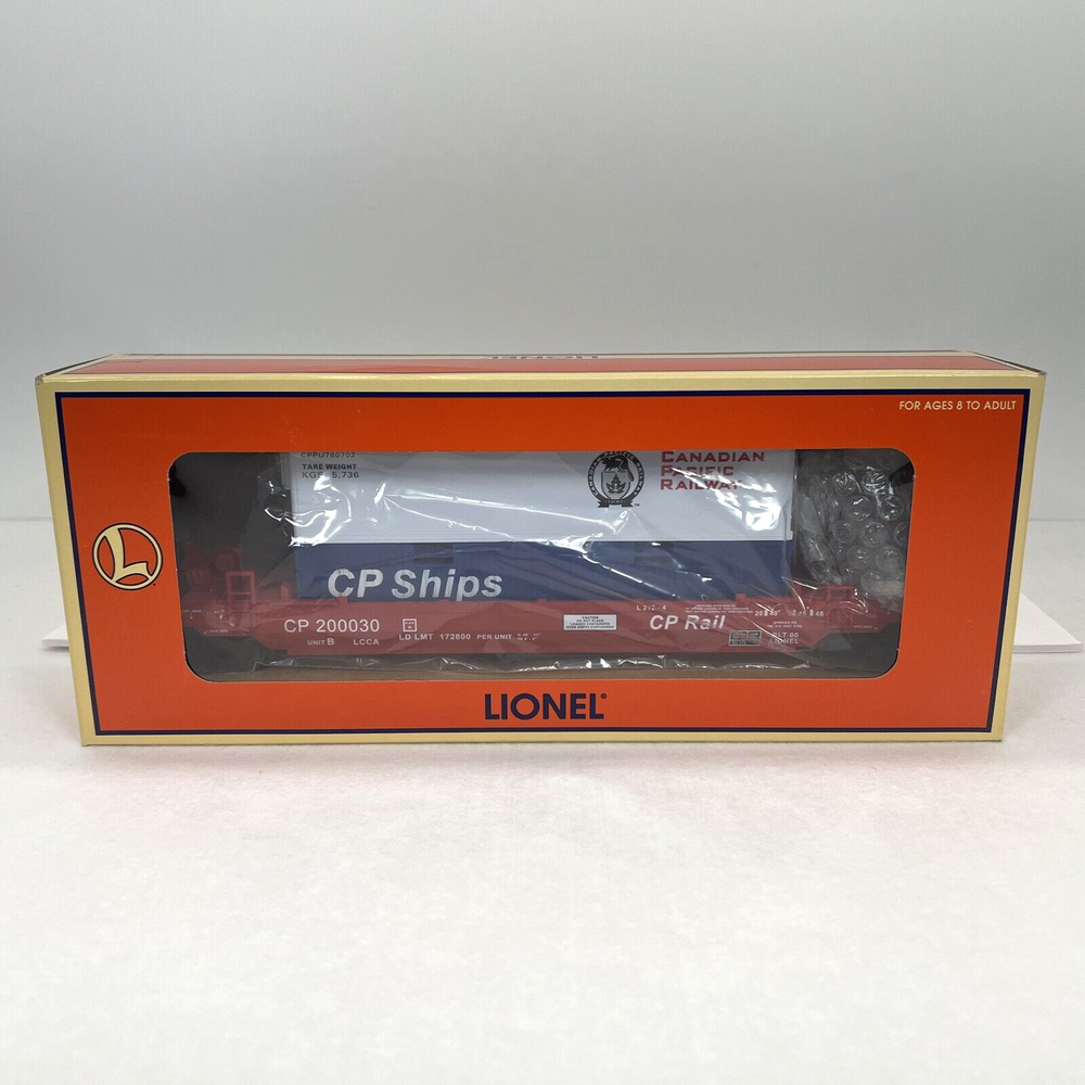 Lionel O Gauge CP Rail Double Stack Car 6-52195 Club #200030