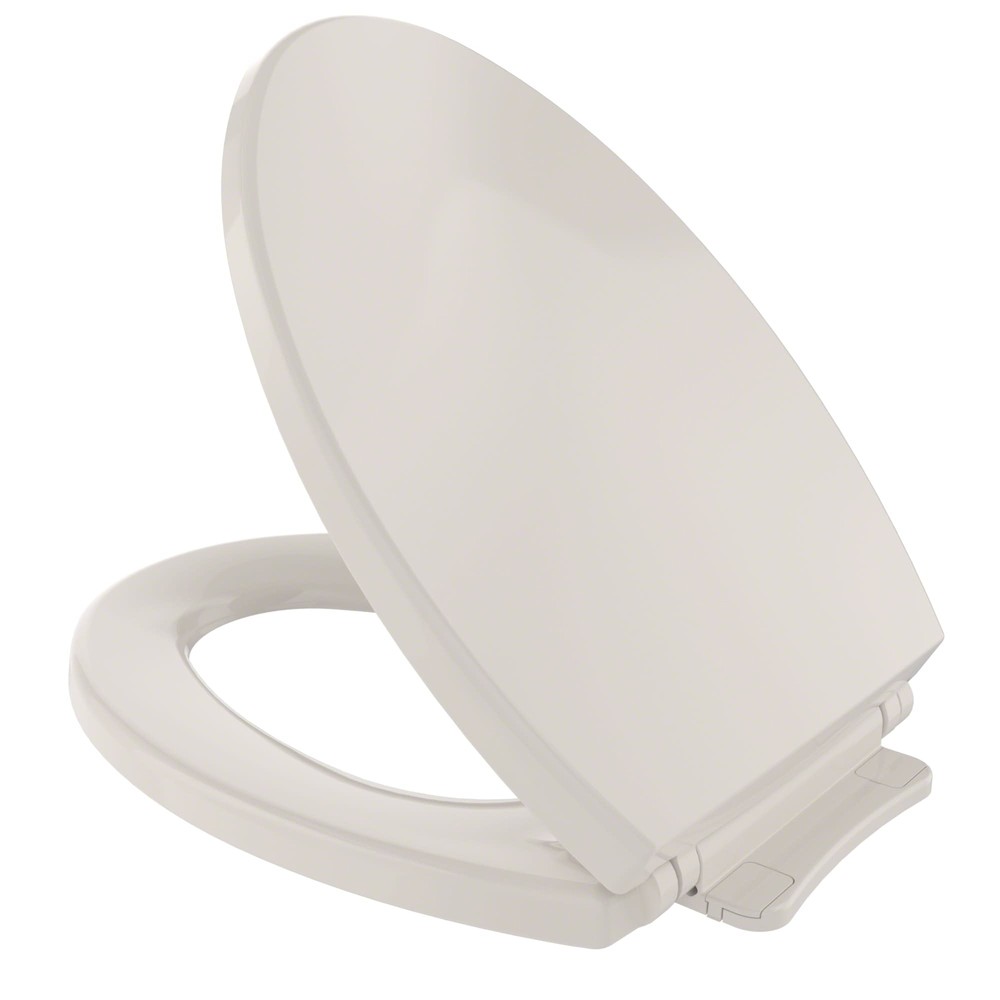 Toto SS114 Beige Softclose Elongated Closed-Front Toilet Seat & Lid