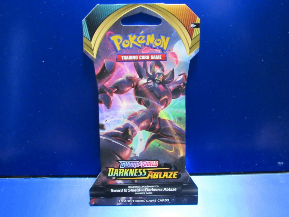 2020 POKEMON SWORD & SHIELD DARKNESS ABLAZE BOOSTER HANGER 10 CARD PACK